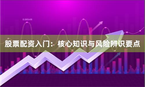 股票配资入门:核心知识与风险辨识要点